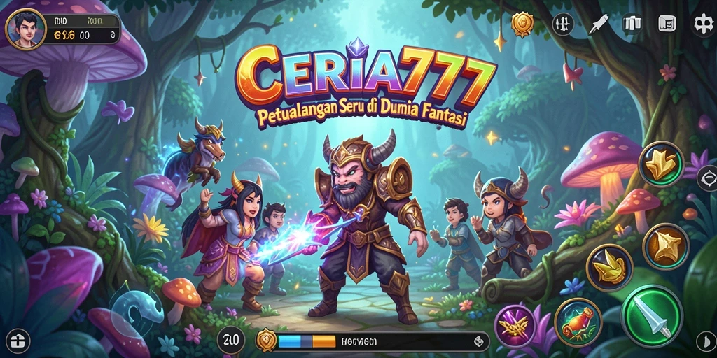Screenshot CERIA777 menampilkan aksi seru dalam petualangan.