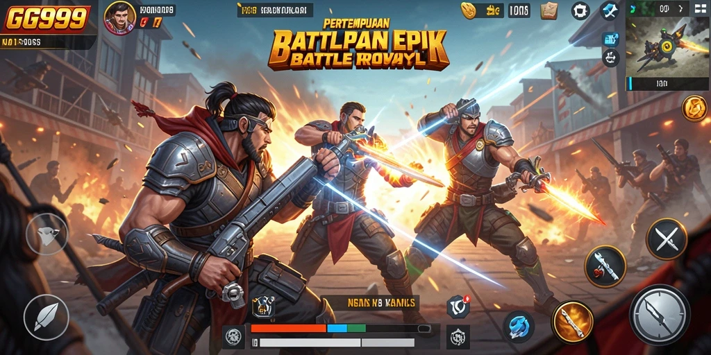 Gameplay GG999 yang menegangkan dan penuh aksi.