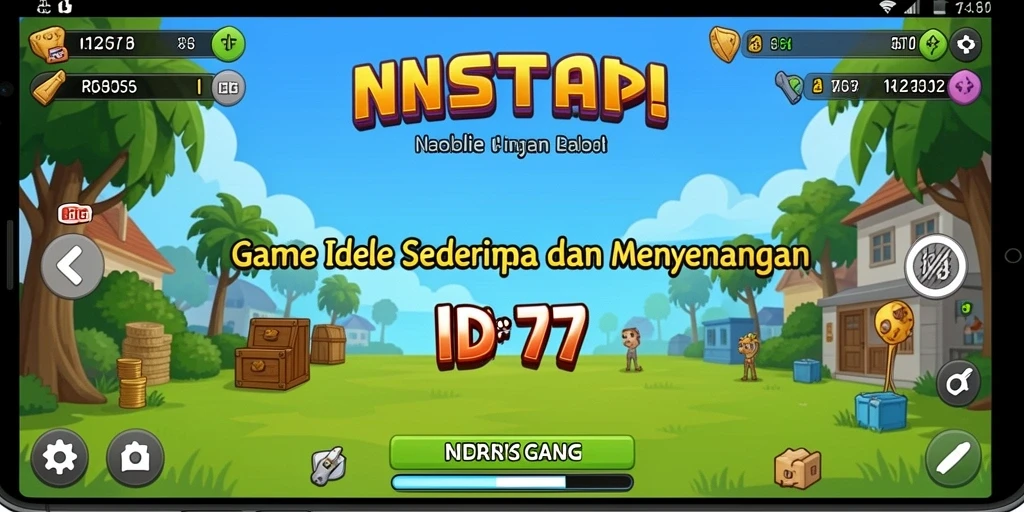 Gameplay IDR77 yang menarik dan santai di layar.