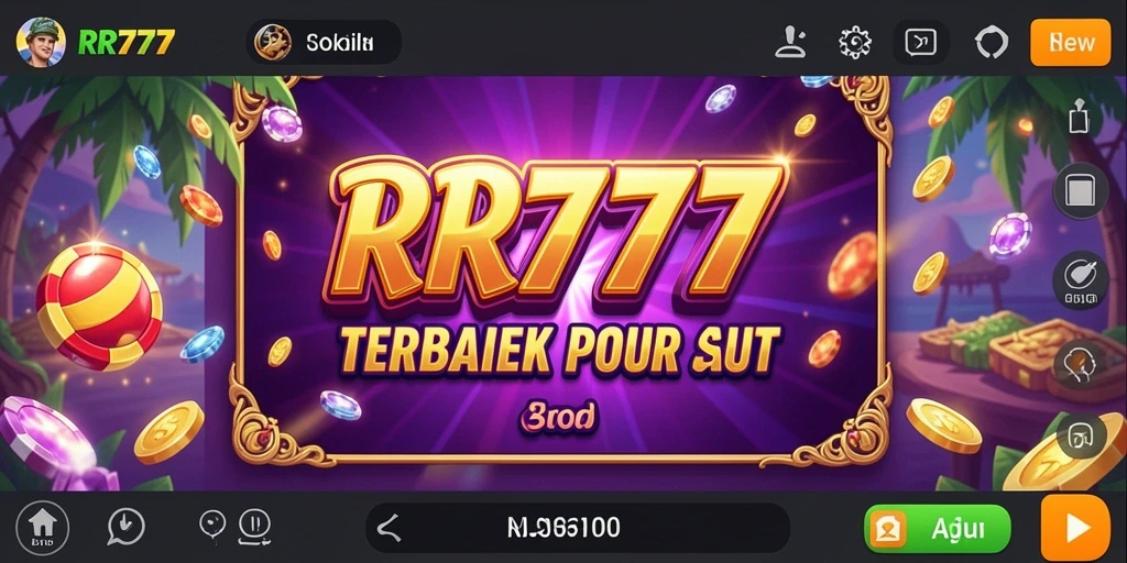 Tampilan gameplay Slot seru dari RR777 dengan variasi tema.