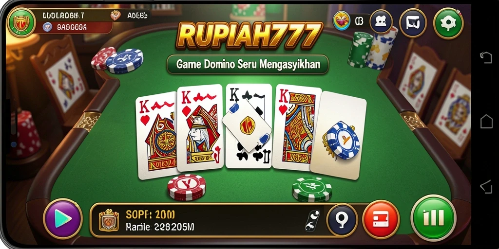 Screenshot gameplay RUPIAH777 yang menampilkan aksi seru Domino.