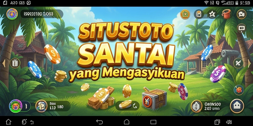 Tampilan gameplay seru di SITUSTOTO yang santai dan mengasyikkan.